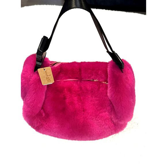 Handbag - NWT - Valentine Perfect! Fuzzy 3am forev purse - Pefect V-Day Gift - Picture 1 of 6